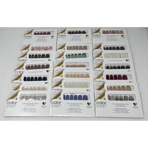 Color Street Nail Polish Strip Packs Glitter Hombre Variety Lot of 21 Sealed NEW